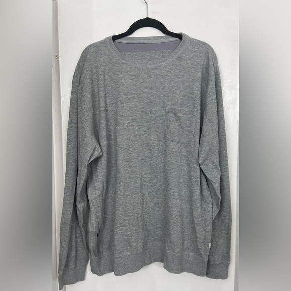 Vuori Jeffrey’s Long Sleeve Crewneck Pullover Heather Grey Size XXL - Picture 6 of 10